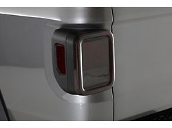 Tail Light Covers; Carbon Fiber Look (20-25 Jeep Gladiator JT)