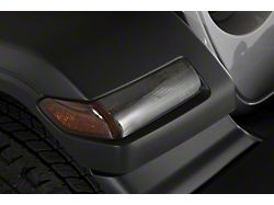 Turn Signal Covers; Carbon Fiber Look (20-25 Jeep Gladiator JT Sport)