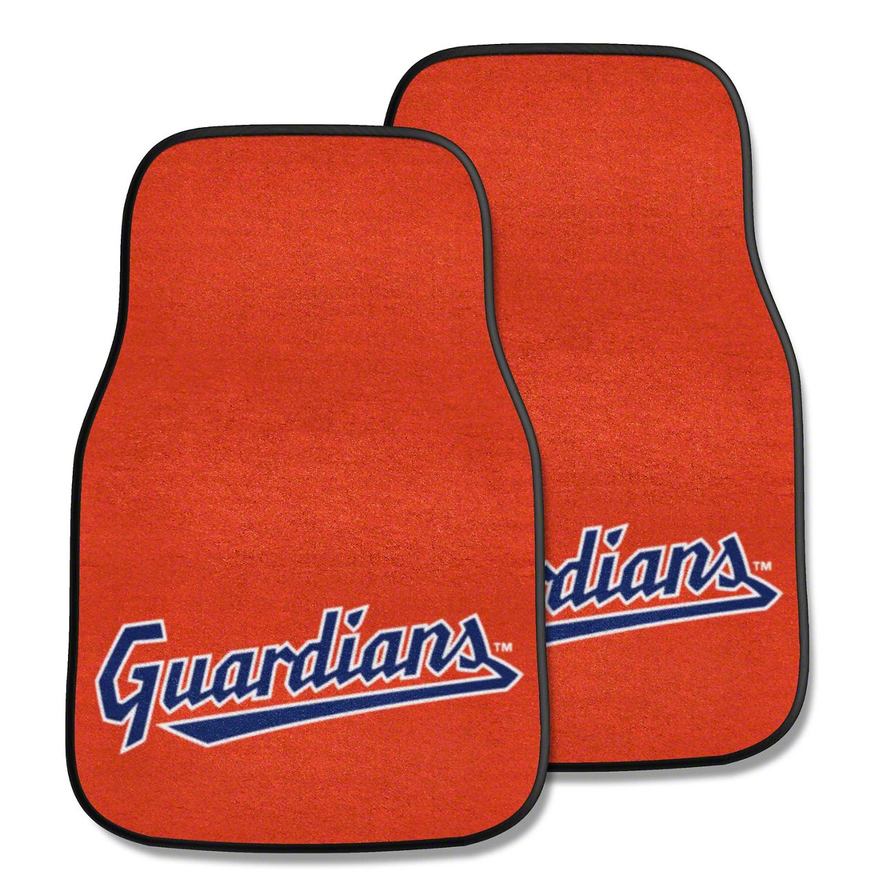 Jeep Gladiator Carpet Front Floor Mats with Cleveland Guardians Logo