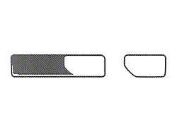 Center Cowl Accent Trim; Domed Carbon Fiber (20-25 Jeep Gladiator JT)