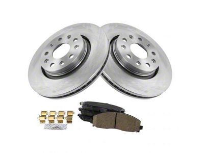 Ceramic Brake Rotor and Pad Kit; Front (20-25 Jeep Gladiator JT)
