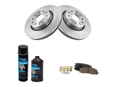 Ceramic Brake Rotor and Pad Kit; Front (20-25 Jeep Gladiator JT)