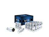 Chrome Acorn Lug Nuts for Aftermarket Wheels; M14x1.5; Set of 20 (20-26 Jeep Gladiator JT)