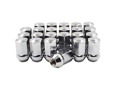 Set Of 20 Chrome Lug Nuts – M14x1.5 Thread For Jeep Wrangler, Gladiator, Grand Cherokee – OEM Style