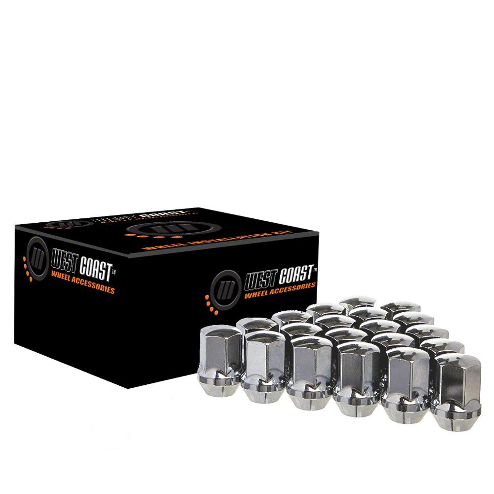 Jeep Gladiator Chrome OE Style Lug Nuts; M14x1.5; Set of 20 (2024 Jeep