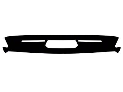Custom Fit Dash Cover; Carpet Black (20-23 Jeep Gladiator JT)