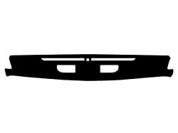 Custom Fit Dash Cover; Dashtex Charcoal (24-25 Jeep Gladiator JT)