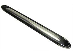 Deluxe Bumper Guards; Black/Chrome; 19.75-Inch (Universal; Some Adaptation May Be Required)