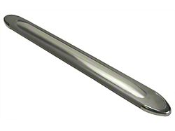 Deluxe Bumper Guards; Silver/Chrome; 19.75-Inch (Universal; Some Adaptation May Be Required)