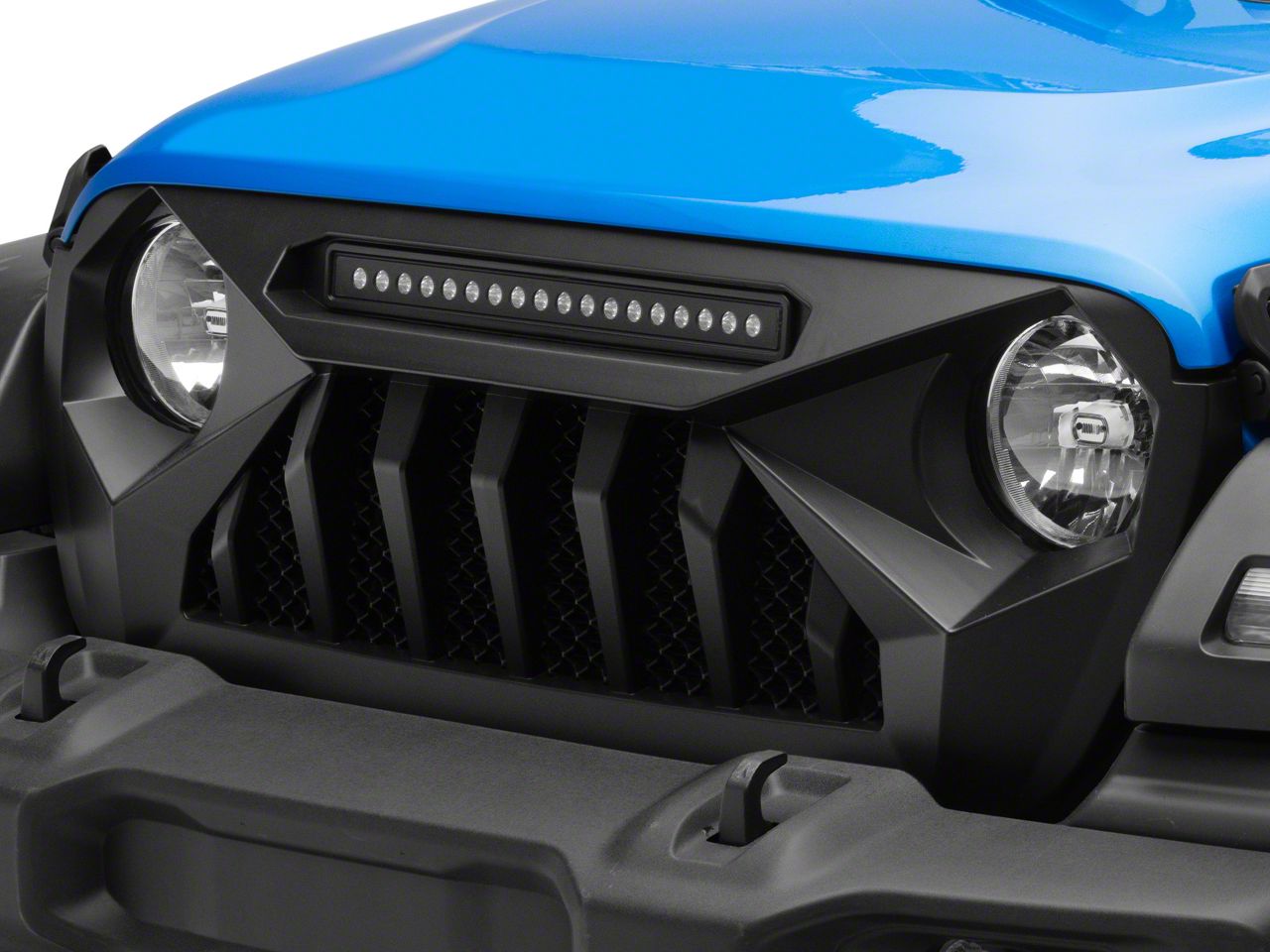 American Modified Jeep Gladiator Demon Grille with LED Off