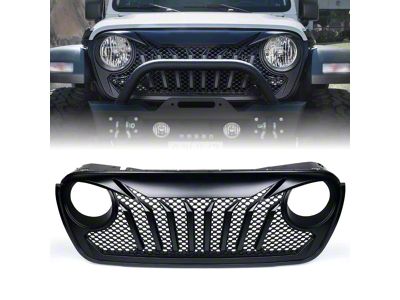 Diamond Back Series Grille; Matte Black (20-25 Jeep Gladiator JT)