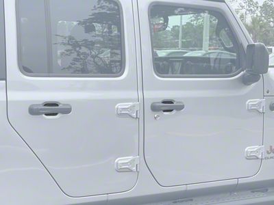 Door Handle Protector Inserts; Forged Carbon Fiber (20-25 Jeep Gladiator JT)