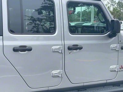 Door Handle Protector Inserts; Textured Black (20-25 Jeep Gladiator JT)