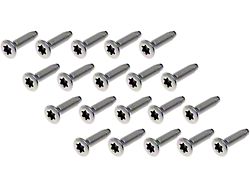 Door Hinge Screws; Stainless Steel (20-25 Jeep Gladiator JT)