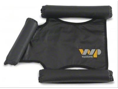 Door Padding Kit for Rear Adventure Tube Doors; Black (20-25 Jeep Gladiator JT)