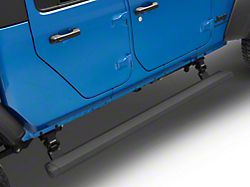 Go Rhino E-BOARD E1 Electric Running Boards; Textured Black (20-25 Jeep Gladiator JT)