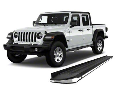 Exceed Running Boards; Black (20-25 Jeep Gladiator JT)