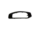 Front Bumper Applique; Driver Side; Smooth Black (20-26 Jeep Gladiator JT w/ Factory Plastic Bumper & Halogen Fog Lights)