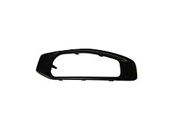 Front Bumper Applique; Passenger Side; Smooth Black (20-25 Jeep Gladiator JT w/ Factory Plastic Bumper & Halogen Fog Lights)