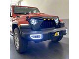 American Modified Front Bumper Fog Cover DRL with Turn Signal (20-25 Jeep Gladiator JT w/ Factory Plastic Bumper)