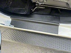 Front Door Sill Protection Overlays; Textured Black (20-26 Jeep Gladiator JT)
