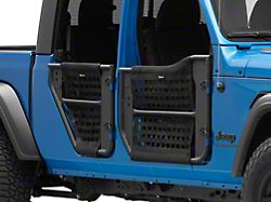 Front and Rear Trail Doors; Textured Black (20-25 Jeep Gladiator JT)