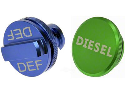 Capless Diesel Fuel Cap and DEF Cap (20-25 3.0L EcoDiesel Jeep Gladiator JT)