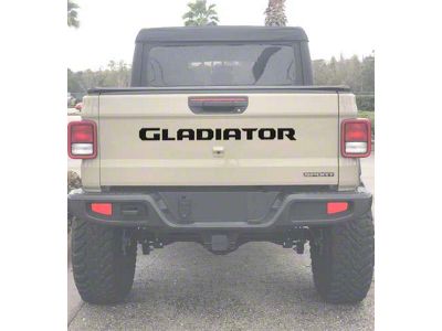 Gladiator Tailgate Letters; Forged Carbon Fiber (20-25 Jeep Gladiator JT)