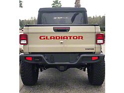 Gladiator Tailgate Letters; Gloss Red (20-25 Jeep Gladiator JT)