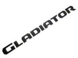 Gladiator Tailgate Letters; Matte Black (20-25 Jeep Gladiator JT)