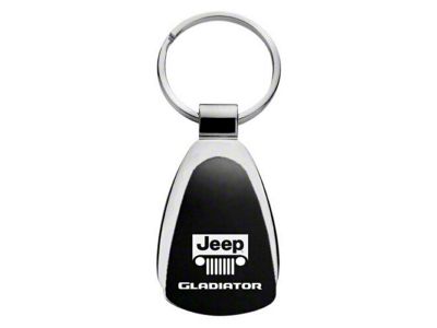 Gladiator Teardrop Key Fob; Black