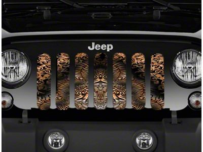 Grille Insert; Baroque Animal Print (20-25 Jeep Gladiator JT)