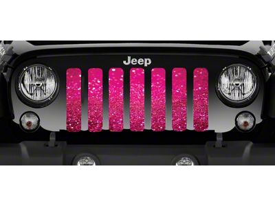 Grille Insert; Bright Pink Fleck (20-25 Jeep Gladiator JT)