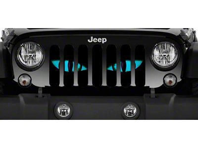 Grille Insert; Chaos Bright Blue Eyes (20-25 Jeep Gladiator JT)