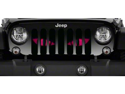 Grille Insert; Chaos Pink Eyes (20-25 Jeep Gladiator JT)