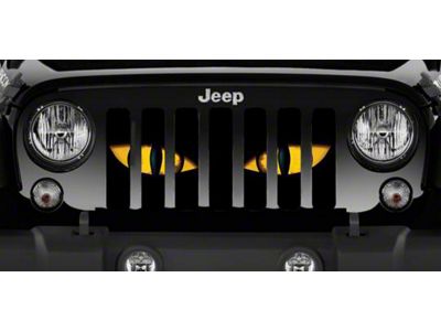 Grille Insert; Chaos Yellow Eyes (20-25 Jeep Gladiator JT)