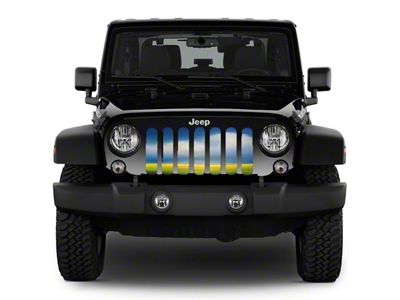 Grille Insert; Clover Field (20-25 Jeep Gladiator JT)