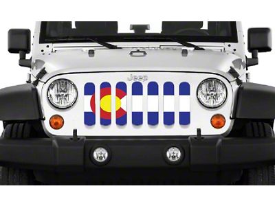 Grille Insert; Colorado State Flag (20-25 Jeep Gladiator JT)
