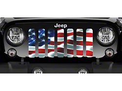 Grille Insert; Freedom American Flag (20-26 Jeep Gladiator JT)