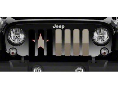 Grille Insert; Gobi Texas Flag (20-25 Jeep Gladiator JT)