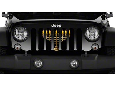 Grille Insert; Menorah (20-25 Jeep Gladiator JT)