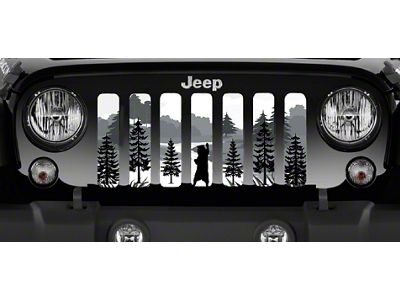 Grille Insert; Mountain Bear (20-25 Jeep Gladiator JT)