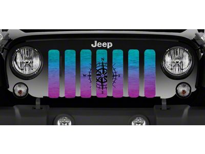 Grille Insert; Ombre Compass (20-25 Jeep Gladiator JT)