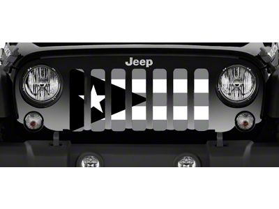 Grille Insert; Puerto Rico Tactical Flag (20-25 Jeep Gladiator JT)
