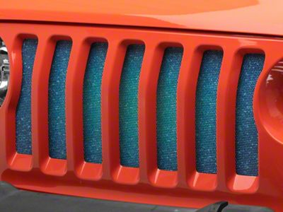 Grille Insert; Teal Fleck Print (20-25 Jeep Gladiator JT)