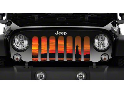 Grille Insert; Through the Darkness (20-25 Jeep Gladiator JT)