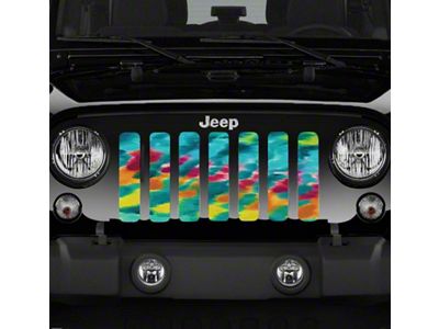 Grille Insert; Tropical Tie Dye (20-25 Jeep Gladiator JT)