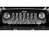 Grille Insert; White Leopard Print (20-23 Jeep Gladiator JT)