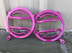 Headlight Guards; Passion Pink (20-26 Jeep Gladiator JT)