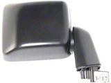 Heated Power Mirror; Driver Side; Black (20-25 Jeep Gladiator JT)